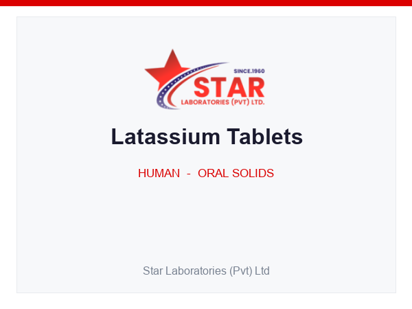 Latassium Tablets — Losartan Potassium 50mg — Human Oral Solid — by Star Laboratories