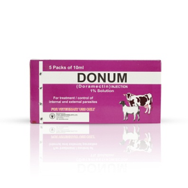 Donum Injection (Dormec Injection) — Doramectin 10 mg — Veterinary Injectable — by Star Laboratories
